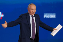Rusk&yacute; prezidnet Vladimir Putin.

FOTO: REUTERS