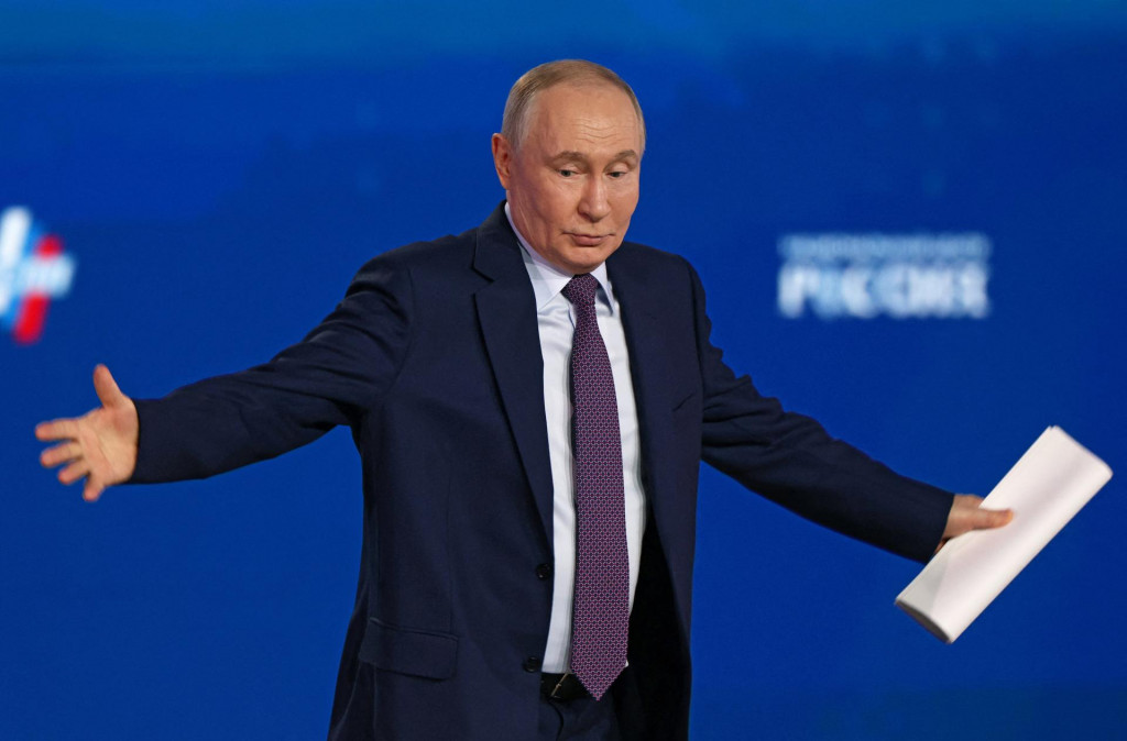 Rusk&yacute; prezidnet Vladimir Putin.

FOTO: REUTERS