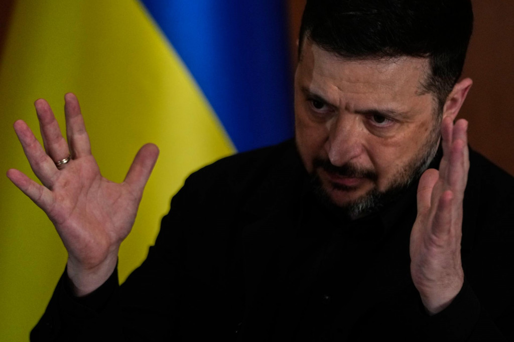 Ukrajinsk&yacute; prezident Volodymyr Zelenskyj. FOTO: TASR/AP