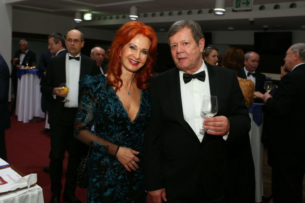 Herec Vlado Čern&yacute; s manželkou Ivetou.