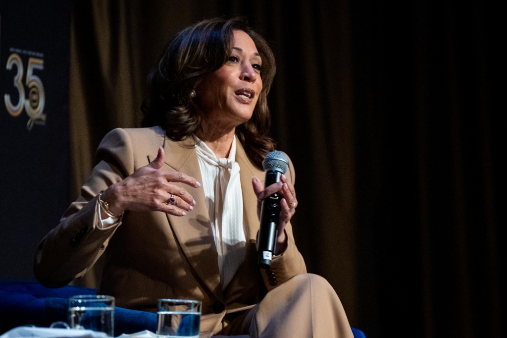 B&yacute;val&yacute; americk&aacute; viceprezidentka a prezidentsk&aacute; kandid&aacute;tka Kamala Harrisov&aacute;. FOTO: TASR/AP