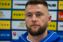 Slovensk&yacute; futbalov&yacute; obranca Milan &Scaron;kriniar. FOTO: TASR/J. Kotian