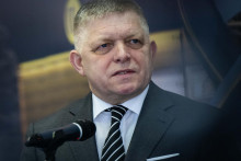Predseda vl&aacute;dy Robert Fico. FOTO: TASR/Jakub Kotian