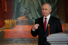 Rusk&yacute; prezident Vladimir Putin. FOTO: Reuters