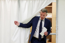 L&iacute;der opozičnej strany Tisza P&eacute;ter Magyar. FOTO: Reuters