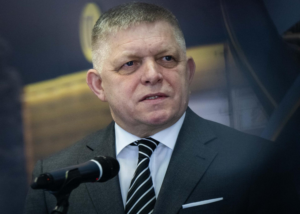 Predseda vl&aacute;dy Robert Fico. FOTO: TASR/Jakub Kotian