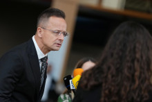 Maďarsk&yacute; minister zahraničn&yacute;ch vec&iacute; P&eacute;ter Szijj&aacute;rt&oacute;. FOTO: TASR/AP