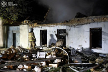 Ukrajinsk&eacute; vzdu&scaron;n&eacute; sily uviedli, že Rusko vypustilo 98 dronov a jej jednotky protivzdu&scaron;nej obrany zostrelili 87 z nich. FOTO: REUTERS