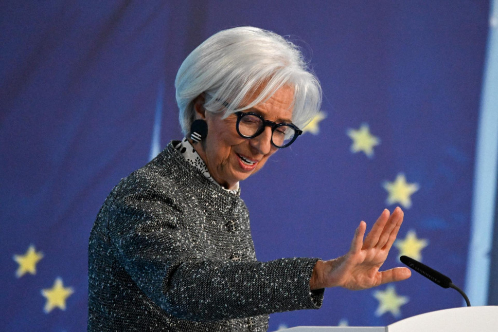 Prezidentka Eur&oacute;pskej centr&aacute;lnej banky (ECB) Christine Lagardov&aacute;. FOTO: REUTERS