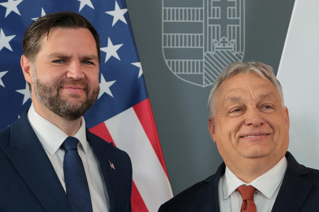 Viceprezident USA J. D. Vance sa stretol s maďarsk&yacute;m premi&eacute;rom Viktorom Orb&aacute;nom (7. apr&iacute;la 2026). FOTO: Reuters