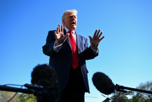 Na sn&iacute;mke americk&yacute; prezident Donald Trump. FOTO: Reuters