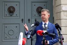 L&iacute;der strany Tisza a bud&uacute;ci maďarsk&yacute; premi&eacute;r Peter Magyar. FOTO: REUTERS