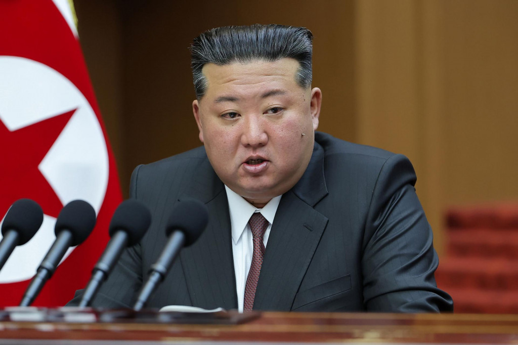 Severok&oacute;rejsk&yacute; vodca Kim Čong-un. FOTO: TASR/AP