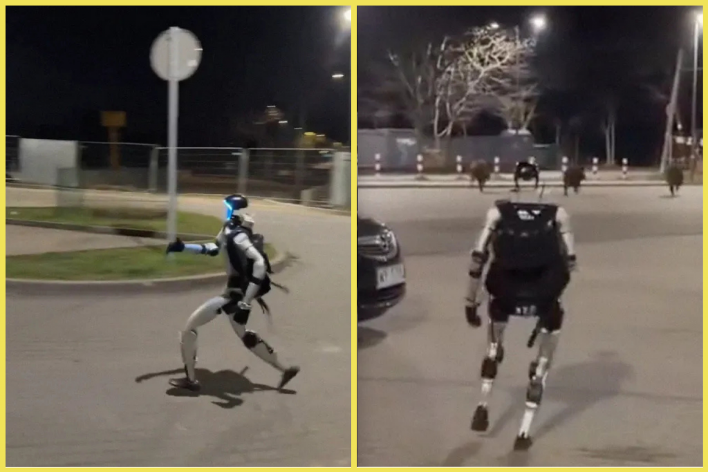 Humanoidn&yacute; robot nah&aacute;ňa diviaky po Var&scaron;ave