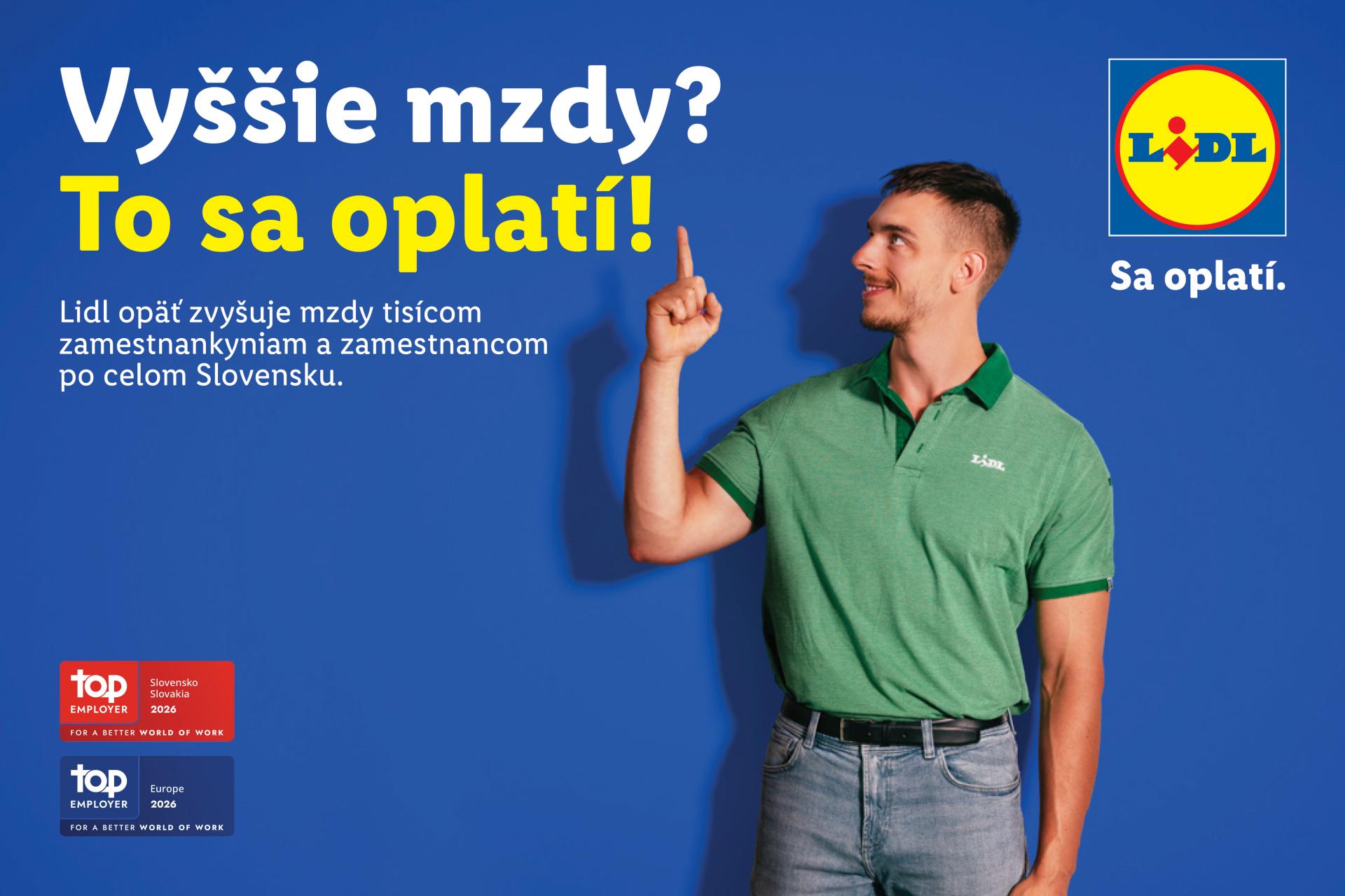 Zamestnanci Lidla sa tešia z vyšších platov