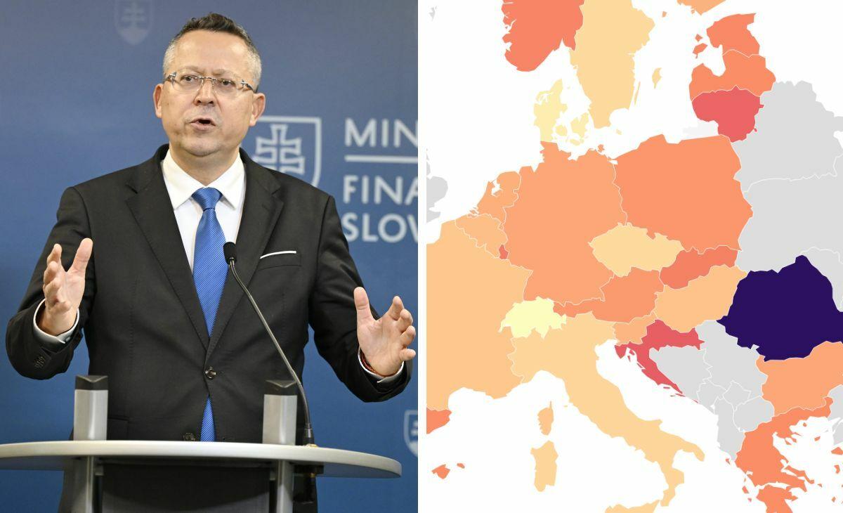 Mapa inflácie v Európe: Slovensko zosadlo z negatívneho trónu, predbehli nás tri krajiny