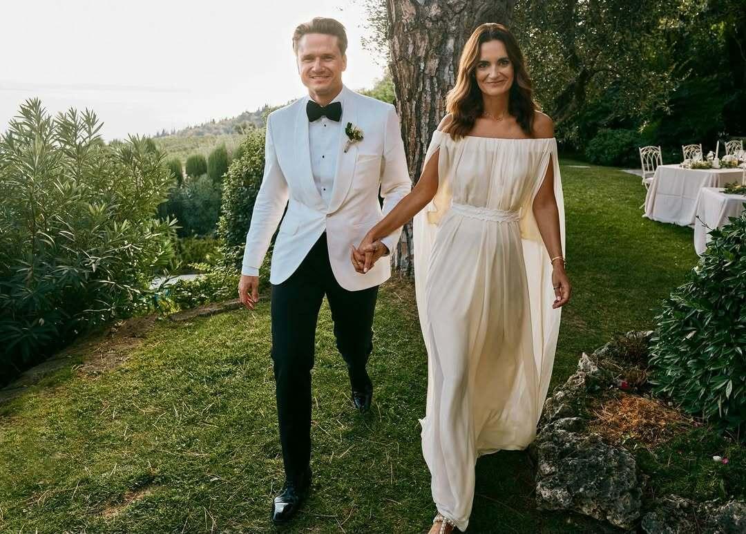 Ondřej with his wife Daniela.