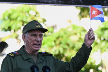 Prezident Kuby Miguel D&iacute;az-Canel. FOTO: Reuters