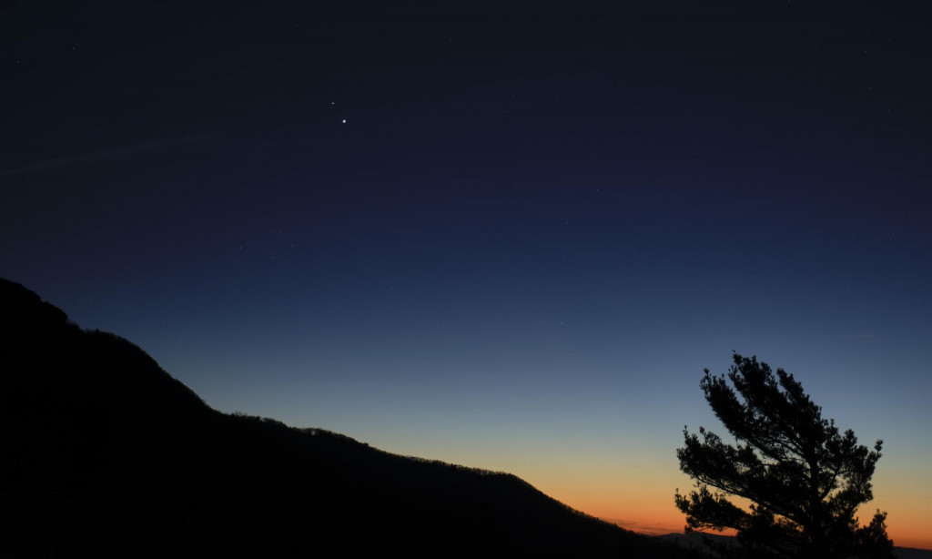 Konjunkcie Saturnu a Jupitera v roku 2020.