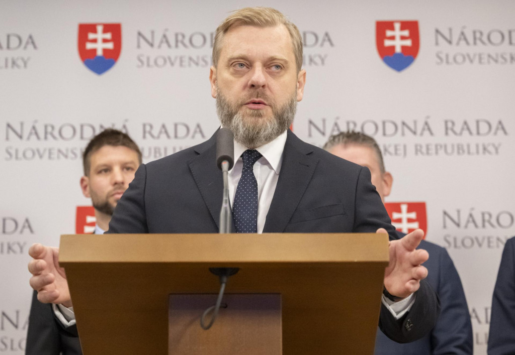 Opozičn&yacute; poslanec Juraj Kr&uacute;pa (SaS). FOTO: TASR/Martin Baumann