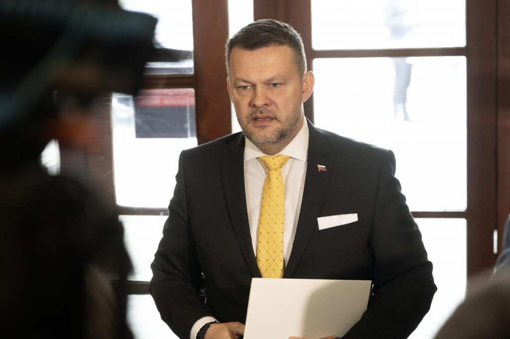 Minister invest&iacute;ci&iacute;, region&aacute;lneho rozvoja a informatiz&aacute;cie Samuel Migaľ. FOTO: TASR/Pavel Neubauer