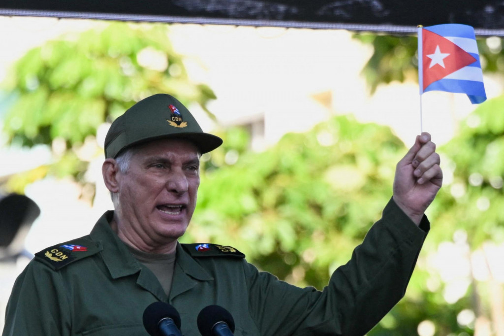 Prezident Kuby Miguel D&iacute;az-Canel. FOTO: Reuters