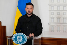 Ukrajinsk&yacute; prezident Volodymyr Zelenskyj. FOTO: TASR/AP
