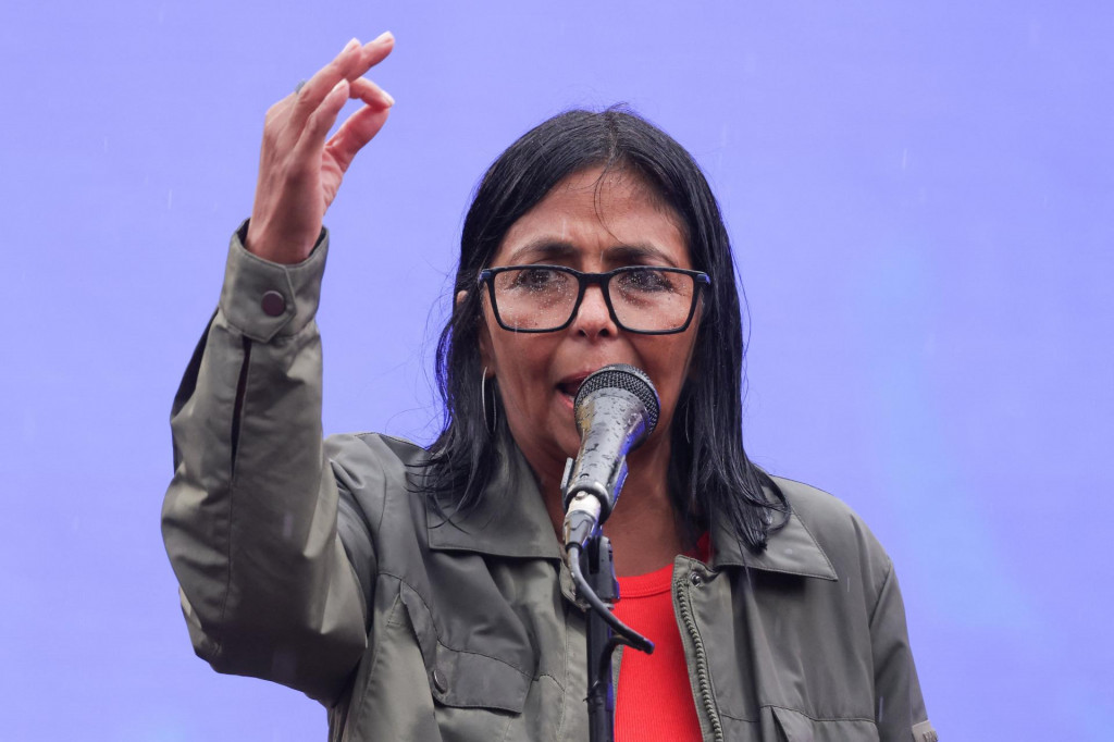 Venezuelsk&aacute; prezidentka Delcy Rodr&iacute;guezov&aacute;. FOTO: Reuters