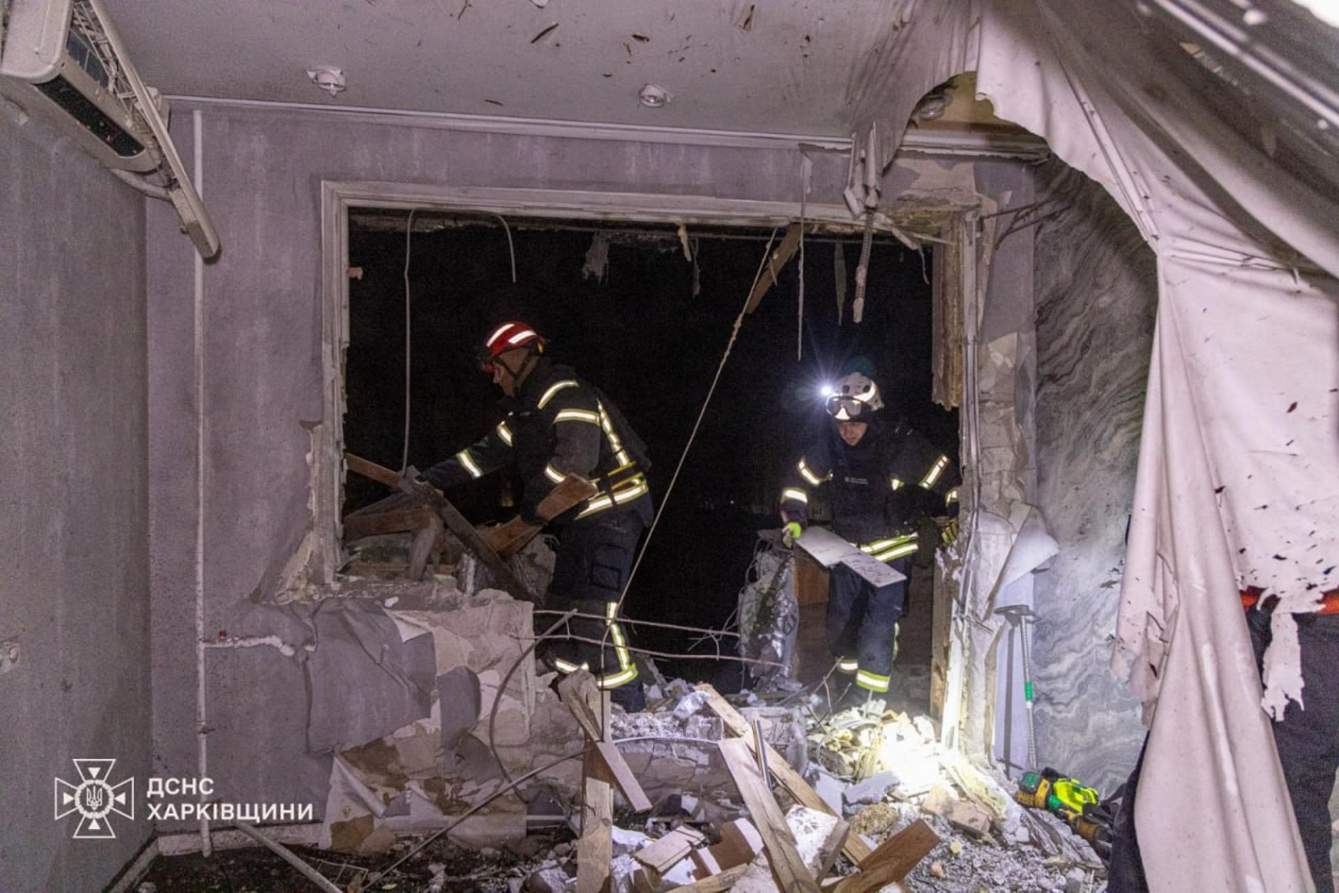 Po nočných ruských útokoch sú dvaja zranení v Charkovskej oblasti