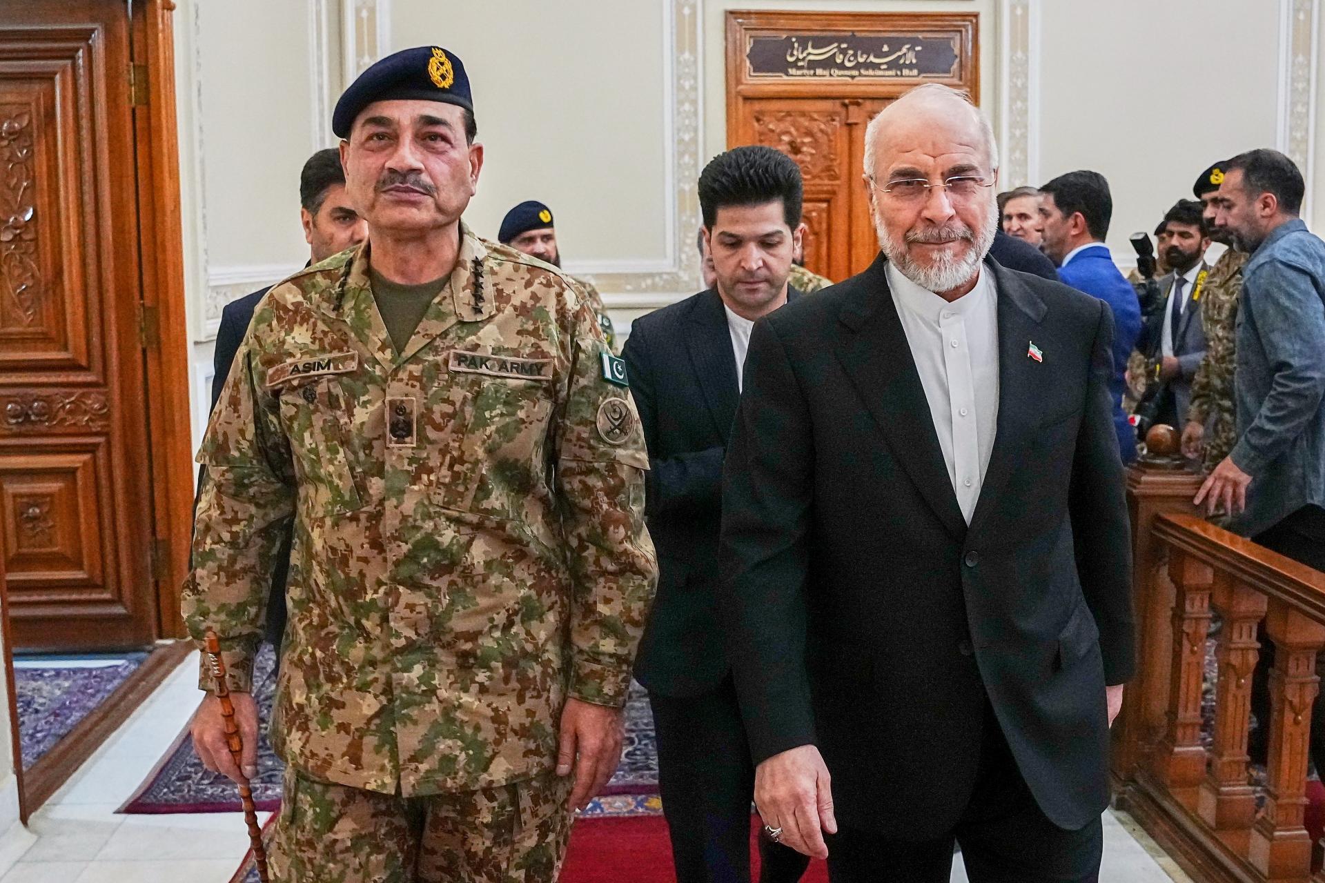 Irán vo vojne s USA víťazí. Spojené štáty nedosiahli svoje ciele, tvrdí predseda parlamentu Kálíbáf