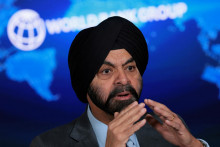 Prezident Svetovej banky Ajay Banga. FOTO: REUTERS