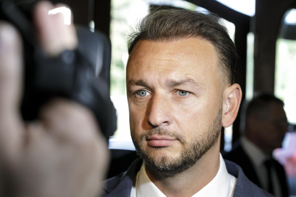 Na sn&iacute;mke minister vn&uacute;tra SR Mat&uacute;&scaron; &Scaron;utaj E&scaron;tok. FOTO: TASR/D. Veselsk&yacute;