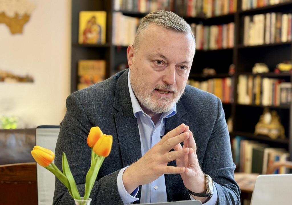 Predseda Kresťanskej &uacute;nie &ndash; Konzervat&iacute;vci Milan Krajniak. FOTO: HN/&Aacute;. Cs&eacute;pl&ouml;