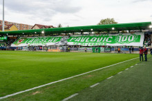 Zaplnen&aacute; Futbal Tatran Ar&eacute;na počas derby z&aacute;pasu s Ko&scaron;icami. FOTO: Facebook/Futbal Tatran Ar&eacute;na