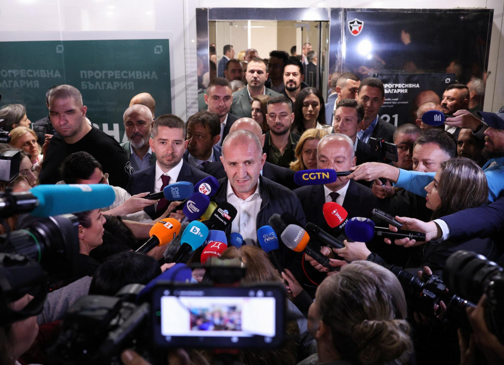 Rumen Radev, b&yacute;val&yacute; bulharsk&yacute; prezident a l&iacute;der koal&iacute;cie Progres&iacute;vne Bulharsko. FOTO: Reuters