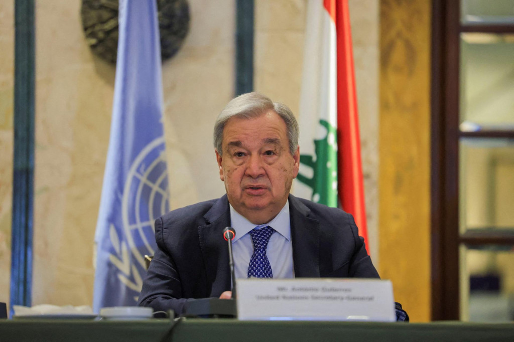 Gener&aacute;lny tajomn&iacute;k OSN Ant&oacute;nio Guterres. FOTO: Reuters