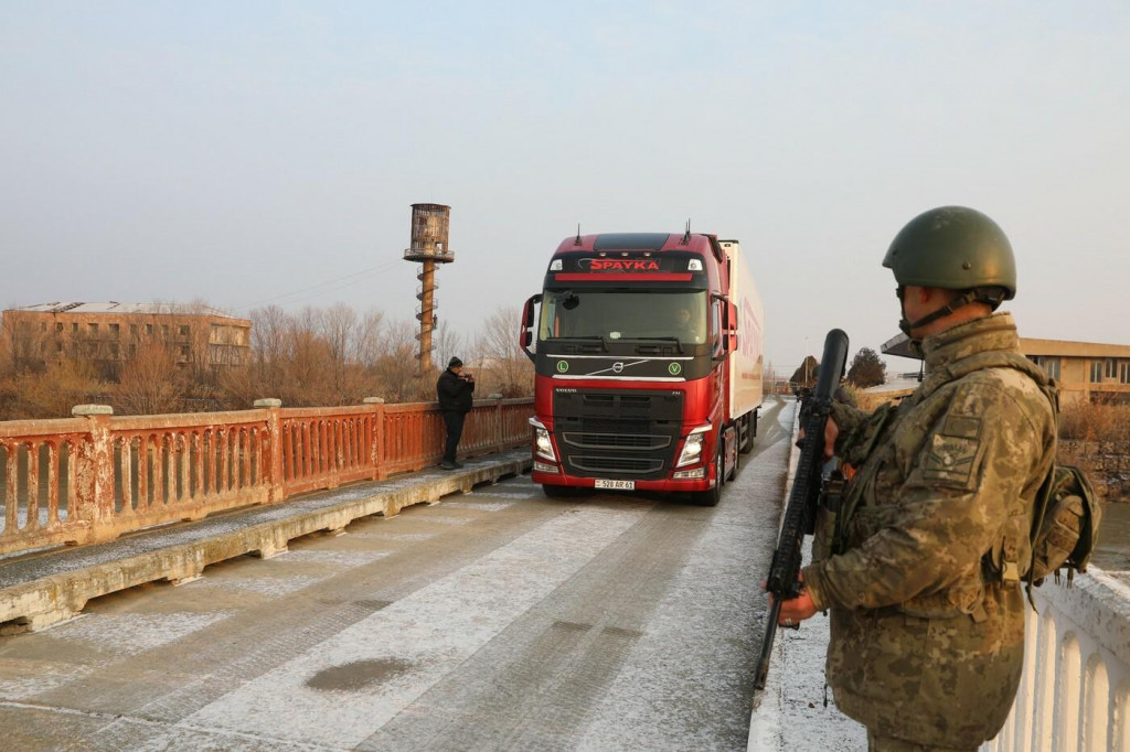 Prechod Alican na turecko-arm&eacute;nskej hranici (11. febru&aacute;ra 2023). FOTO: Profimedia