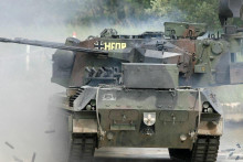 Protilietadlov&yacute; tank Gepard. FOTO: Reuters