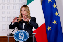 Talianska premi&eacute;rka Giorgia Meloniov&aacute;. FOTO: Reuters
