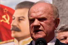 L&iacute;der Komunistickej strany Ruskej feder&aacute;cie Gennadij Ziuganov. FOTO: Reuters