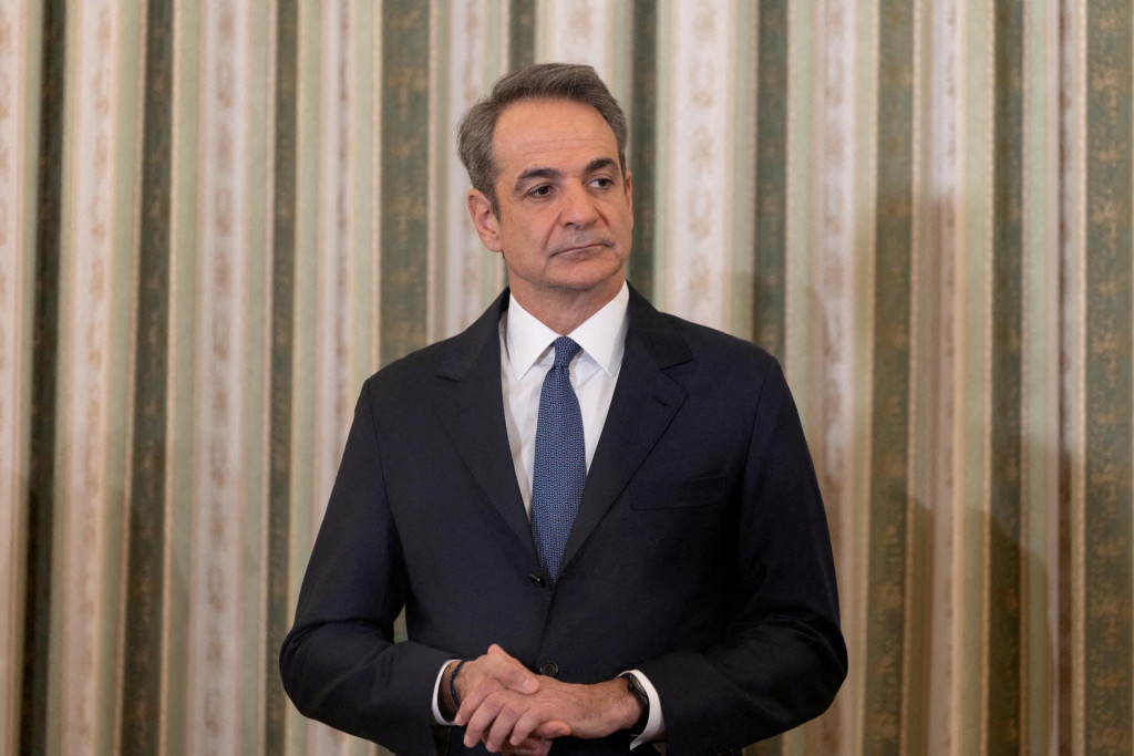 Gr&eacute;cky premi&eacute;r Kyriakos Mitsotakis. FOTO: Reuters