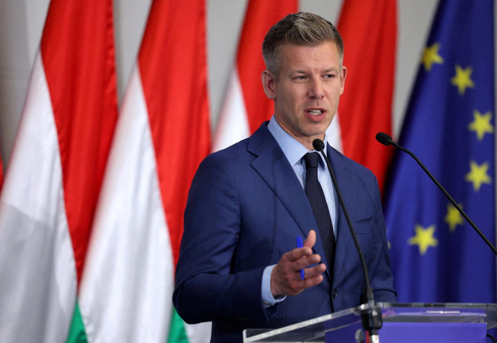 V&iacute;ťaz volieb v Maďarsku P&eacute;ter Magyar. FOTO: Reuters