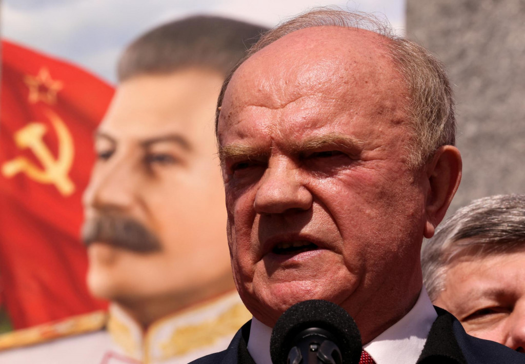 L&iacute;der Komunistickej strany Ruskej feder&aacute;cie Gennadij Ziuganov. FOTO: Reuters