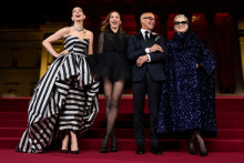 Anne Hathaway, Emily Blunt, Stanley Tucci and Meryl Streep.