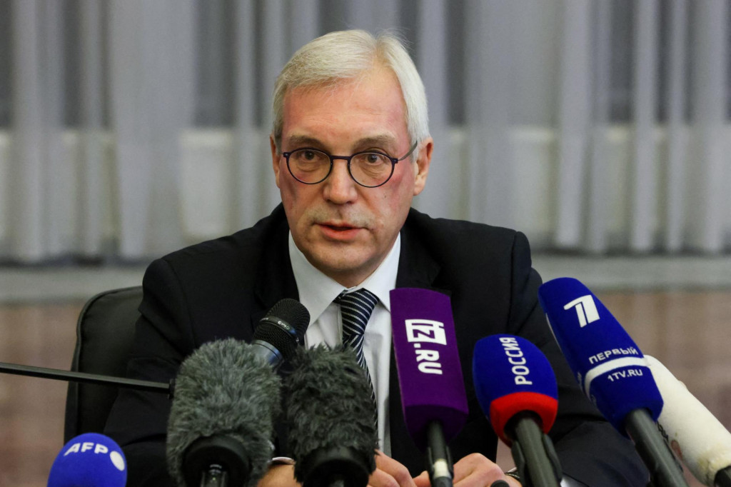 N&aacute;mestn&iacute;k rusk&eacute;ho ministra zahraničn&yacute;ch vec&iacute; Alexander Gru&scaron;ko. FOTO: Reuters
