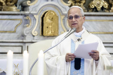 P&aacute;pež Lev XIV.  FOTO: TASR/AP