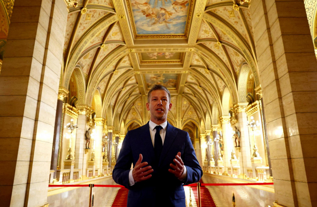 P&eacute;ter Magyar by chcel posilniť spolupr&aacute;cu v strednej Eur&oacute;pe. FOTO: Reuters