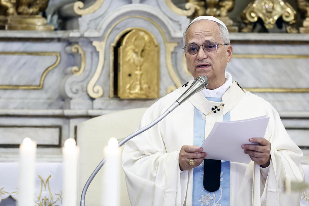 P&aacute;pež Lev XIV.  FOTO: TASR/AP