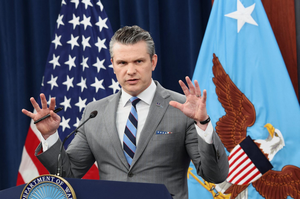 Americk&yacute; minister obrany Pete Hegseth. FOTO: Reuters