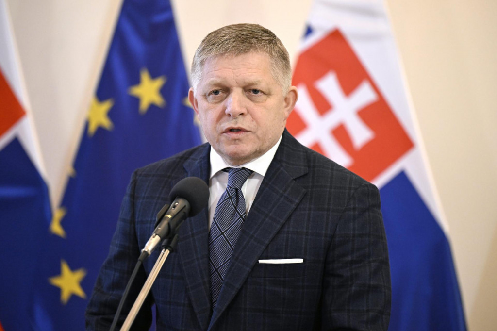 Predseda vl&aacute;dy SR Robert Fico. FOTO: TASR/Pavel Neubauer